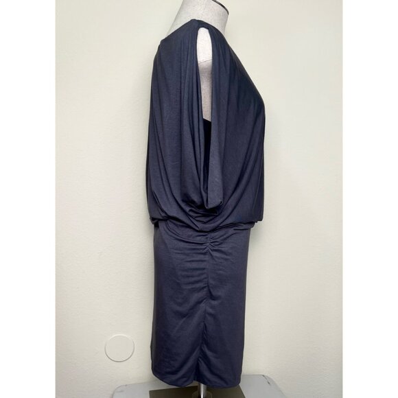 LUCKY BRAND Cold Shoulder Dark Grey Knit Dress Womens Size Large - Picture 5 of 9